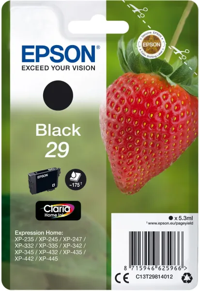 Epson 29 schwarze Tintenpatrone