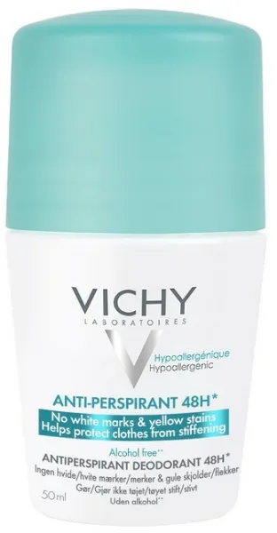Vichy - Anti-Trace Antitranspirant Deodorant Roll On 48H - 50 ml