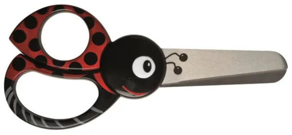 Fiskars Kinderschere mit Marienkäfermuster