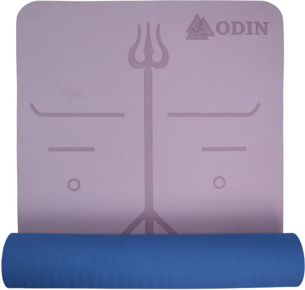 Odin Dual Pink/Blau TPE Yogamatte 0,6cm